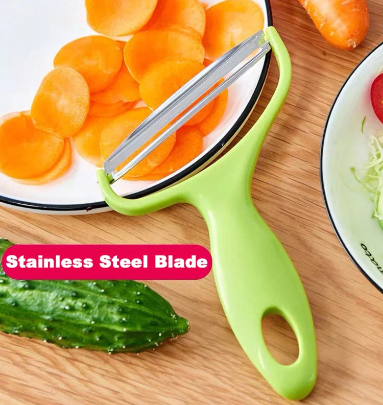 "Slice, grate, and peel with precision—your ultimate kitchen companion for veggies and fruits! 🥔🥕🔪