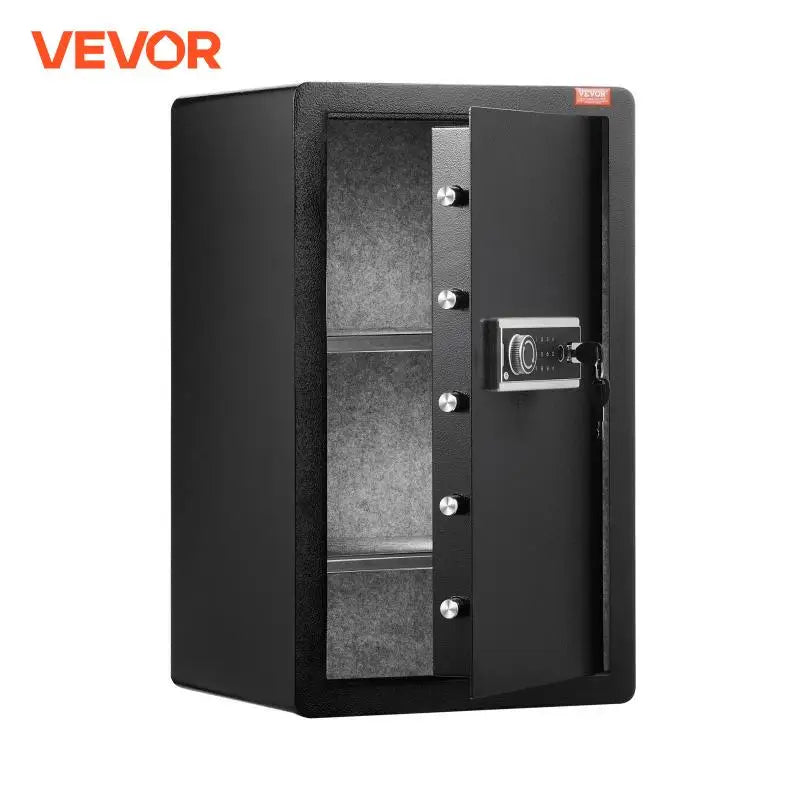 Secure your valuables with VEVOR Safe Box—key, password, and fingerprint protection with added fireproof safety! 🔒🔥